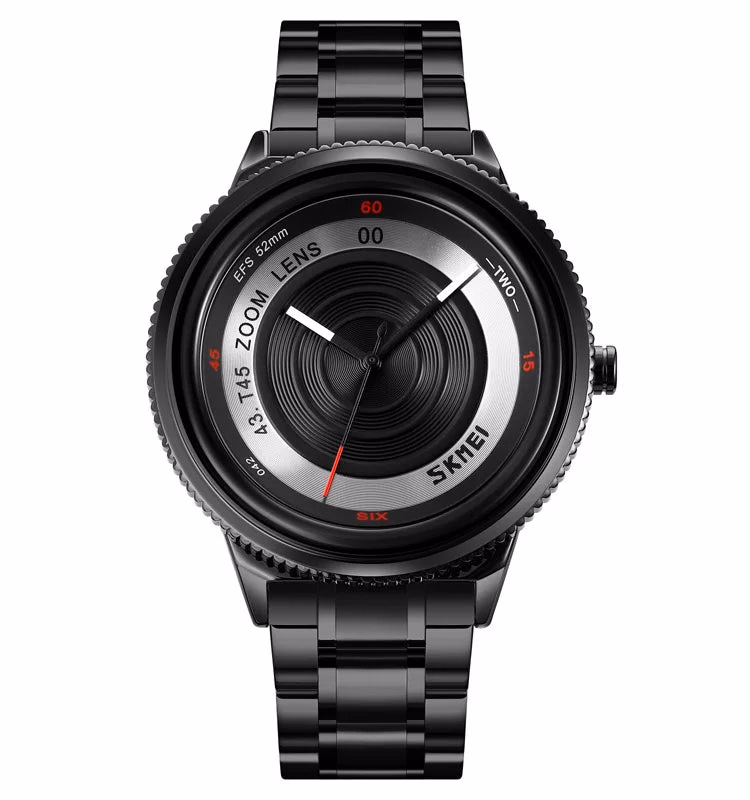 Men's Luxury Waterproof Quartz Watch with Wheel Design — image 10