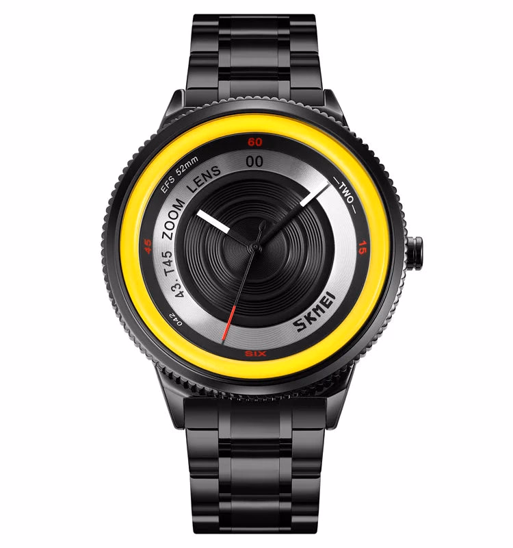 Men's Luxury Waterproof Quartz Watch with Wheel Design — image 8