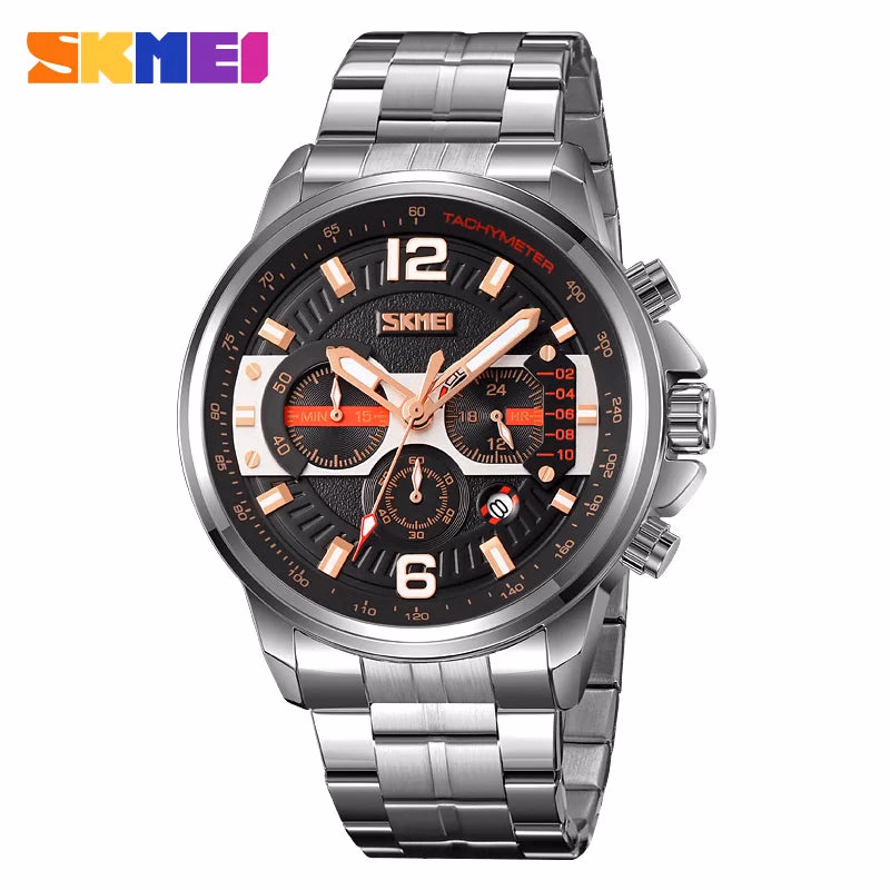 Luxury Stainless Steel Quartz Watch — image 4