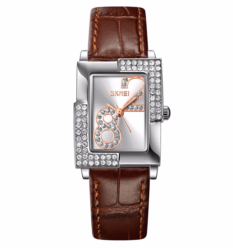 Ladies Quartz Watch, Elegant Leather — image 12