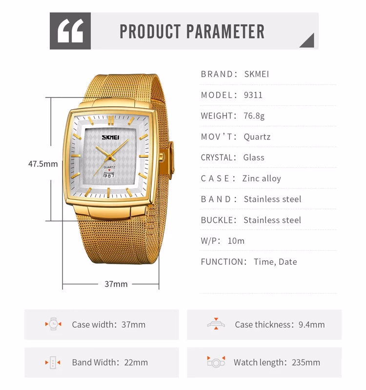 Men's Quartz Watch - Elegant, High-Quality Design — image 5