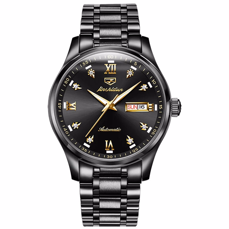 JSDUN Men's 39mm Stainless Steel Waterproof Mechanical Watch — image 10