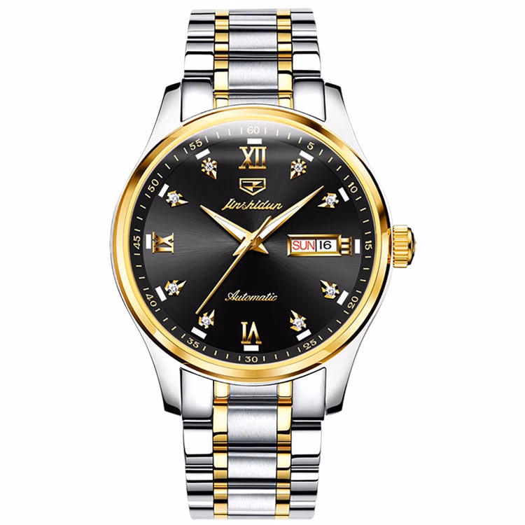 JSDUN Men's 39mm Stainless Steel Waterproof Mechanical Watch — image 12