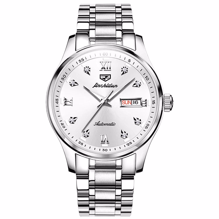 JSDUN Men's 39mm Stainless Steel Waterproof Mechanical Watch — image 13