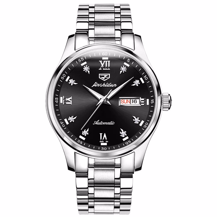 JSDUN Men's 39mm Stainless Steel Waterproof Mechanical Watch — image 11