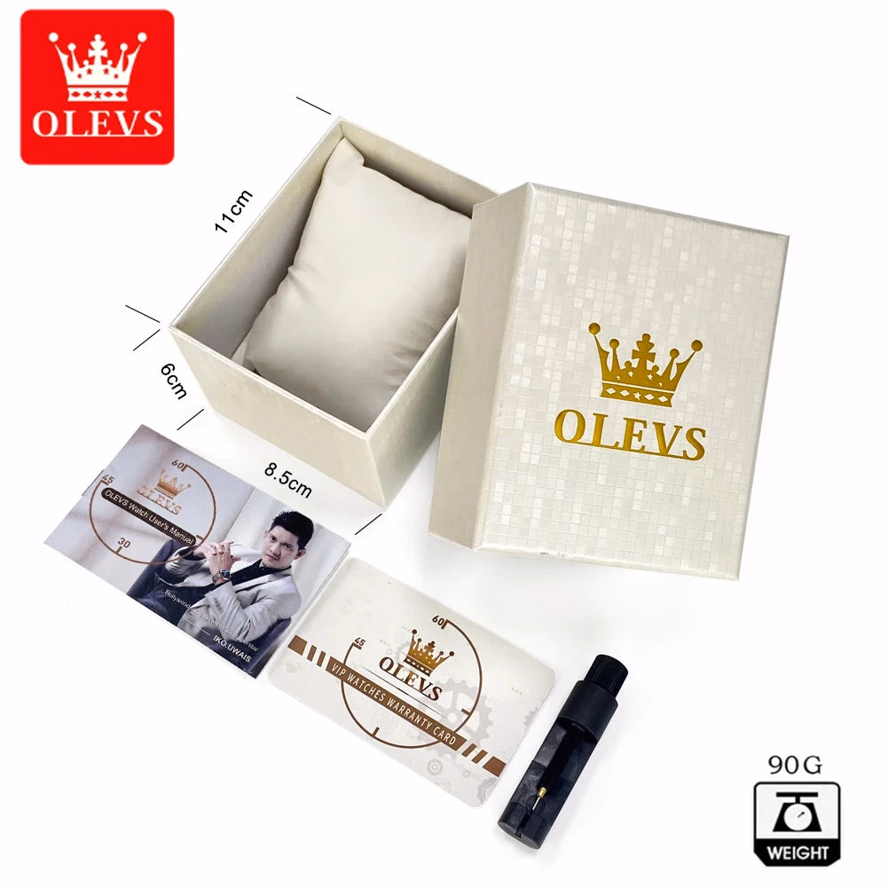 OELVS Men's Luxury Waterproof Quartz Sport Watch — image 16