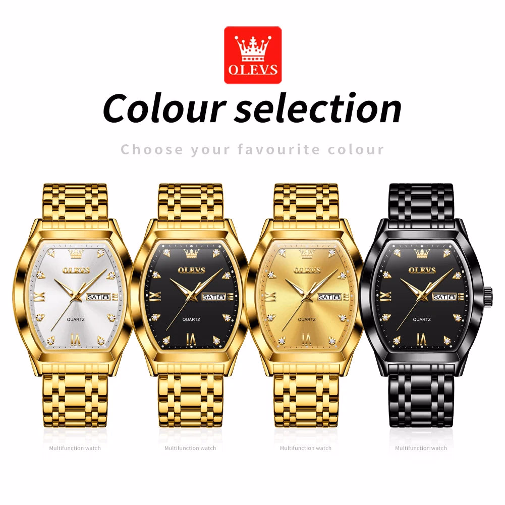 OLEVS Men's Waterproof Luxury Quartz Watch with Calendar — image 6