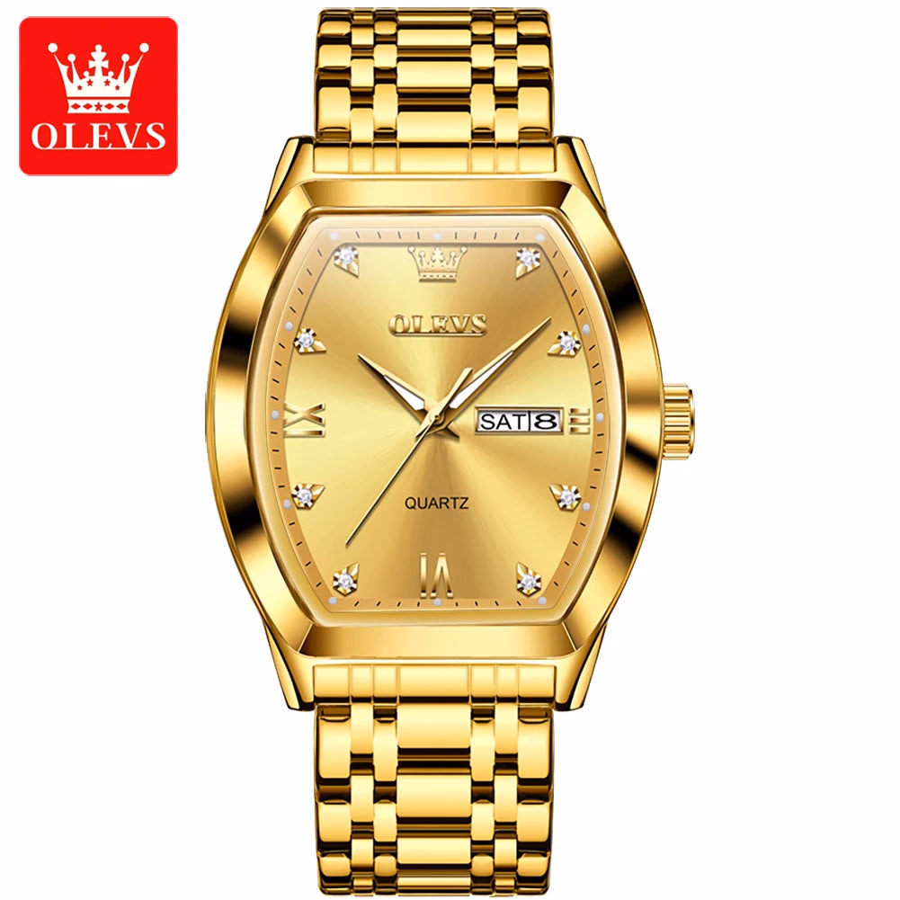 OLEVS Men's Waterproof Luxury Quartz Watch with Calendar — image 9