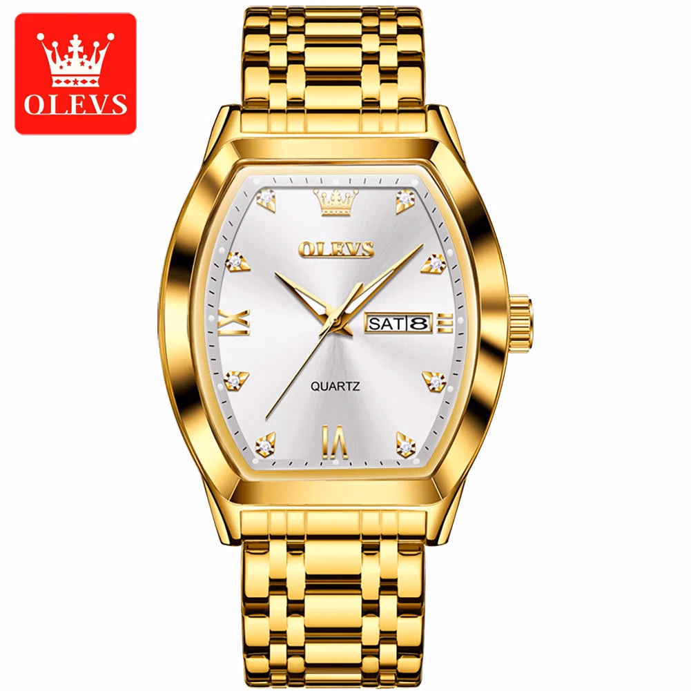 OLEVS Men's Waterproof Luxury Quartz Watch with Calendar — image 10