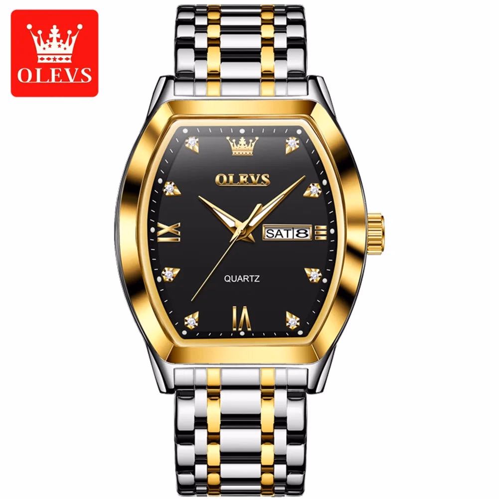 OLEVS Men's Waterproof Luxury Quartz Watch with Calendar — image 13