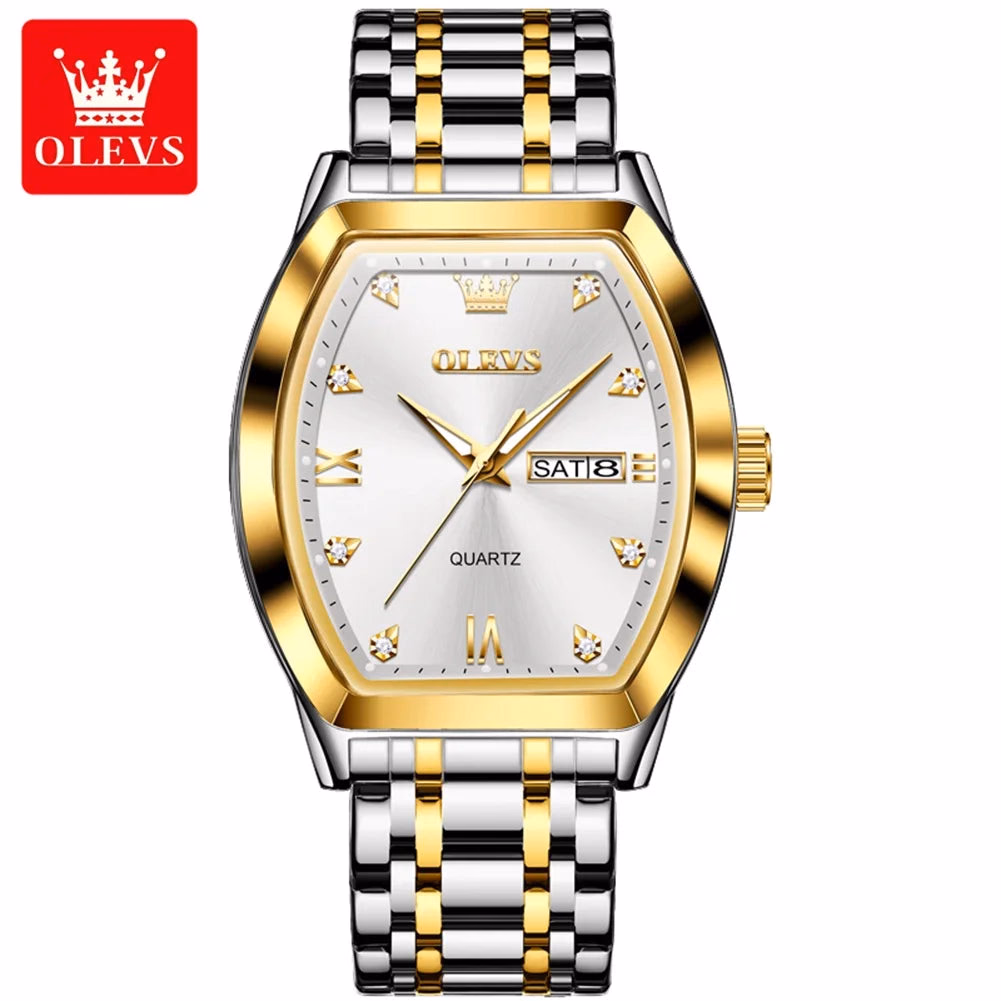 OLEVS Men's Waterproof Luxury Quartz Watch with Calendar — image 12