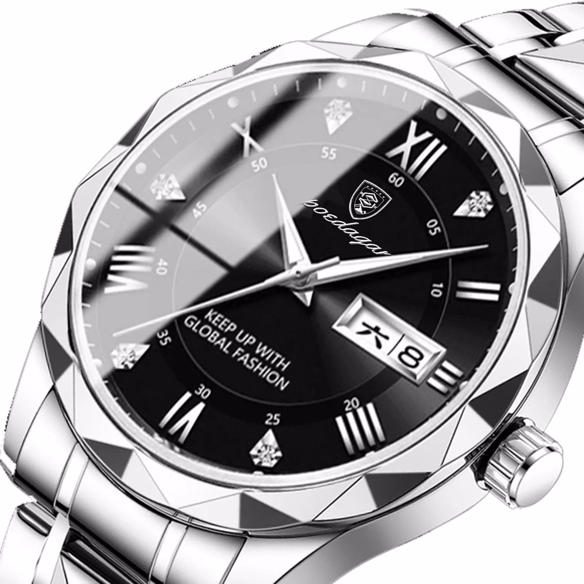 Poedagar 615 Men's Luxury Quartz Watch - Green/Silver/Black/Gold Options — image 14